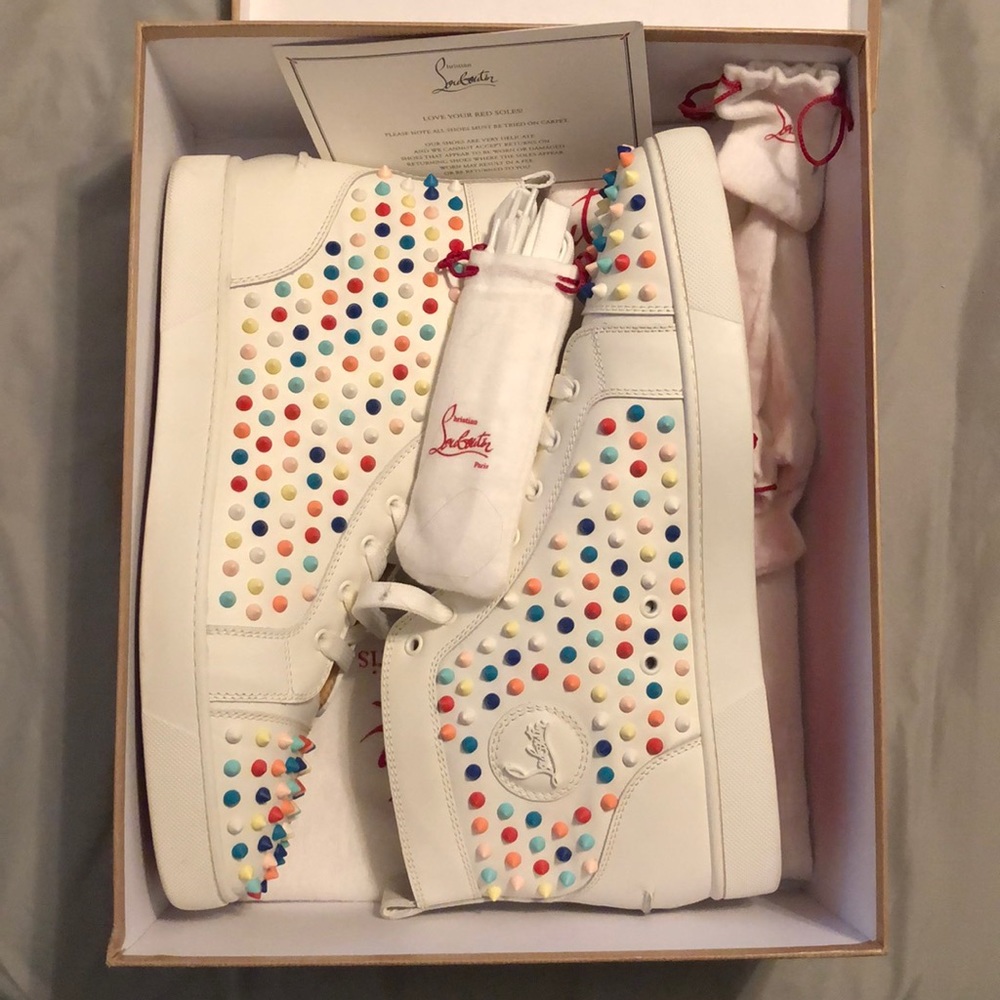 Christian Louboutin Louis Flat Gomme/Spikes